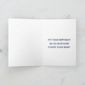 ポントゥーンボートオーナー誕生日カード カード (内部)