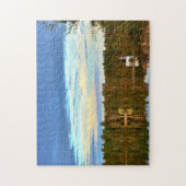 ポントゥーンレイクケベック。 ジグソーパズル (縦)