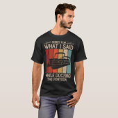 ポントゥーン船長Tシャツ 面白いデザイン Tシャツ (正面フル)