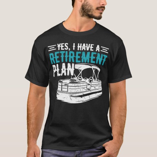 ポントゥーン退職プランTシャツ Tシャツ (正面)
