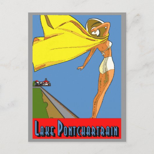 ポントチャートレインポスター ポストカード (正面)