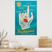 ポントレジナスキースイスヴィンテージ旅行ポスター ポスター (キッチン)