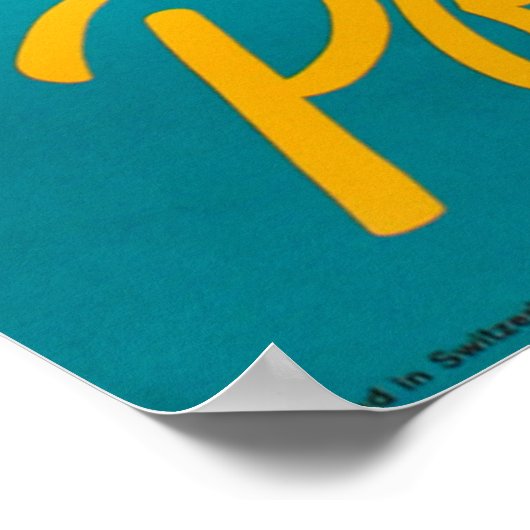 ポントレジナスキースイスヴィンテージ旅行ポスター ポスター (角)