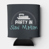 ポントーンパーティーのスローモーション 缶クーラー (裏面)