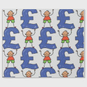 ポンドに立って ラッピングペーパー (フラット)