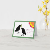 ポンドのプロカラスカード カード (黄色い花)