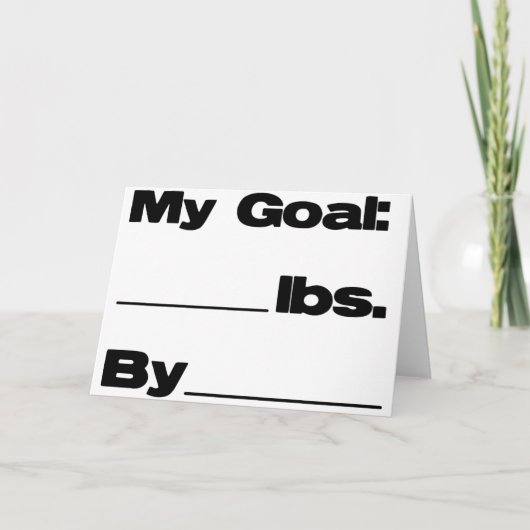 ポンドの私のゴール カード (正面)