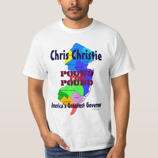 ポンドのTシャツのためのクリスChristieのポンド Tシャツ (正面)