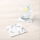 ポンドウィードファミリーヴァンパイアグレイ紙コースター スクエアペーパーコースター (インサイチュ)