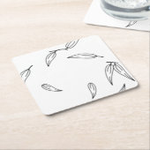 ポンドウィードファミリーヴァンパイアグレイ紙コースター スクエアペーパーコースター (アングル)