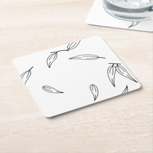 ポンドウィードファミリーヴァンパイアグレイ紙コースター スクエアペーパーコースター (アングル)