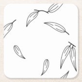 ポンドウィードファミリーヴァンパイアグレイ紙コースター スクエアペーパーコースター (正面)