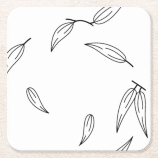 ポンドウィードファミリーヴァンパイアグレイ紙コースター スクエアペーパーコースター (正面)