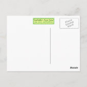 ポンドガチョウ ポストカード (裏面)