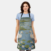 ポンドサイドの静けさ エプロン (着用した状態)