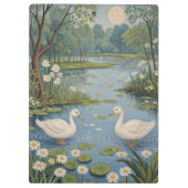 ポンドサイドの静けさ クリップボード (裏面)