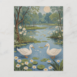 ポンドサイドの静けさ ポストカード