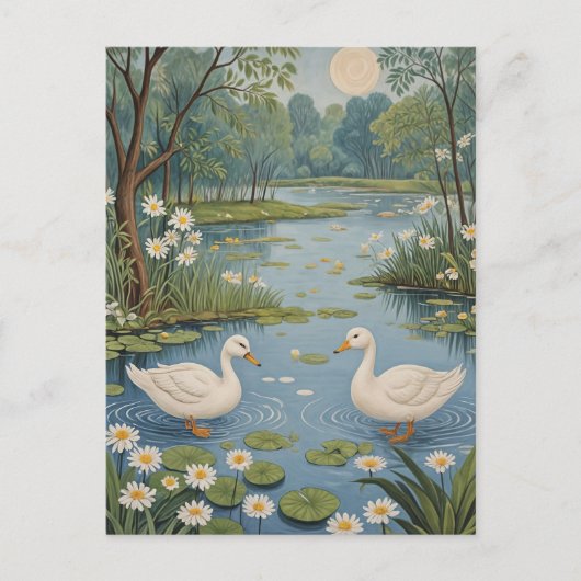 ポンドサイドの静けさ ポストカード (正面)