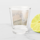 **「ポンドサイドの饗宴：カワウソと彼のキャッチ** ショットグラス (裏面)