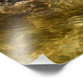 **「ポンドサイドの饗宴：カワウソと彼のキャッチ** フォトプリント            (角)