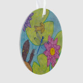 ポンドシーン – アクリルオーナメント オーナメント (正面)