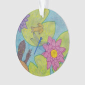 ポンドシーン – アクリルオーナメント オーナメント (正面)