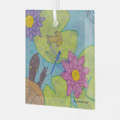 ポンドシーン – ガラスオーナメント (正面左)