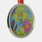 ポンドシーン – プレミアムオーナメント メタルオーナメント (右)