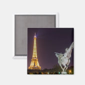 ポンドビルハケイムアットナイト-フランス、パリ マグネット (正面/裏面)