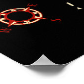 ポンドマイルの宝石地図 ポスター (角)