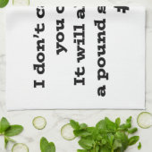 ポンド記号 キッチンタオル (折り畳み)