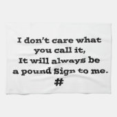 ポンド記号 キッチンタオル (横)