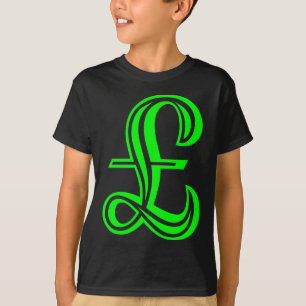 ポンド記号 – 緑 Tシャツ