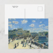 ポンヌフ，パリバイルノアールポストカード ポストカード (正面/裏面)