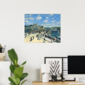 ポンヌフ,パリ – オーギュストルノアールファインアート ポスター (ホームオフィス)