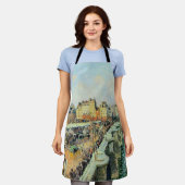 ポンヌフ、午後、サンライトカミーユピサロ エプロン (着用した状態)