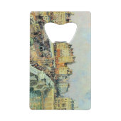 ポンヌフ、午後、サンライトカミーユピサロ クレジットカード栓抜き (裏面)