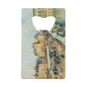 ポンヌフ、午後、サンライトカミーユピサロ クレジットカード栓抜き (裏面)