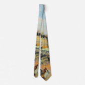 ポンヌフ、午後、サンライトカミーユピサロ ネクタイ (裏面)