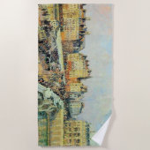 ポンヌフ、午後、サンライトカミーユピサロ ビーチタオル (正面)