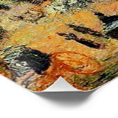 ポンヌフ、午後、サンライトカミーユピサロ ポスター (コーナー)