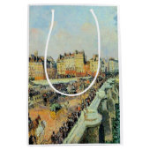 ポンヌフ、午後、サンライトカミーユピサロ ミディアムペーパーバッグ (正面)