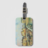 ポンヌフ、午後、サンライトカミーユピサロ ラゲッジタグ (正面縦)