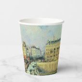 ポンヌフ、午後、サンライトカミーユピサロ 紙コップ (裏面)