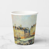 ポンヌフ、午後、サンライトカミーユピサロ 紙コップ (正面)