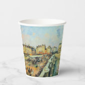 ポンヌフ、午後、サンライトカミーユピサロ 紙コップ (正面)