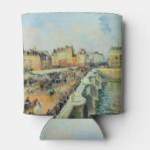 ポンヌフ、午後、サンライトカミーユピサロ 缶クーラー (裏面)