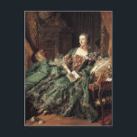 ポンパドゥール夫人 ポストカード<br><div class="desc">ポンパドゥール夫人は、1745年から19年後の42歳で亡くなるまで、ルイ15世の公式の愛妓だった。</div>