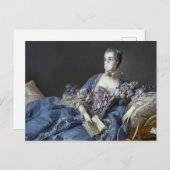 ポンパドール吹夫人のブルーバブルガム ポストカード (正面/裏面)