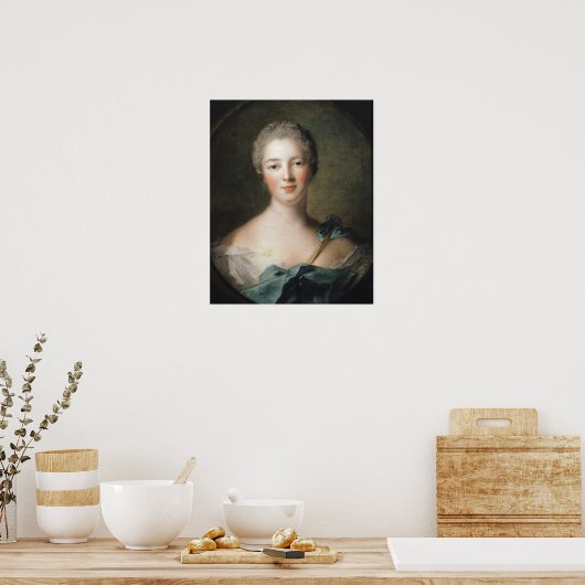 ポンパドール夫人1748 ポスター (キッチン)